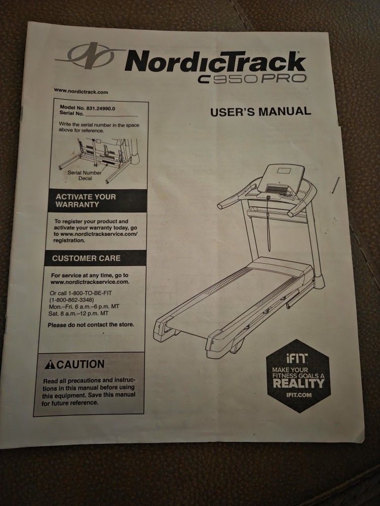 NordicTrack Treadmill C950Pro