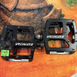 These are Specialized Bennies platform bicycle pedals.