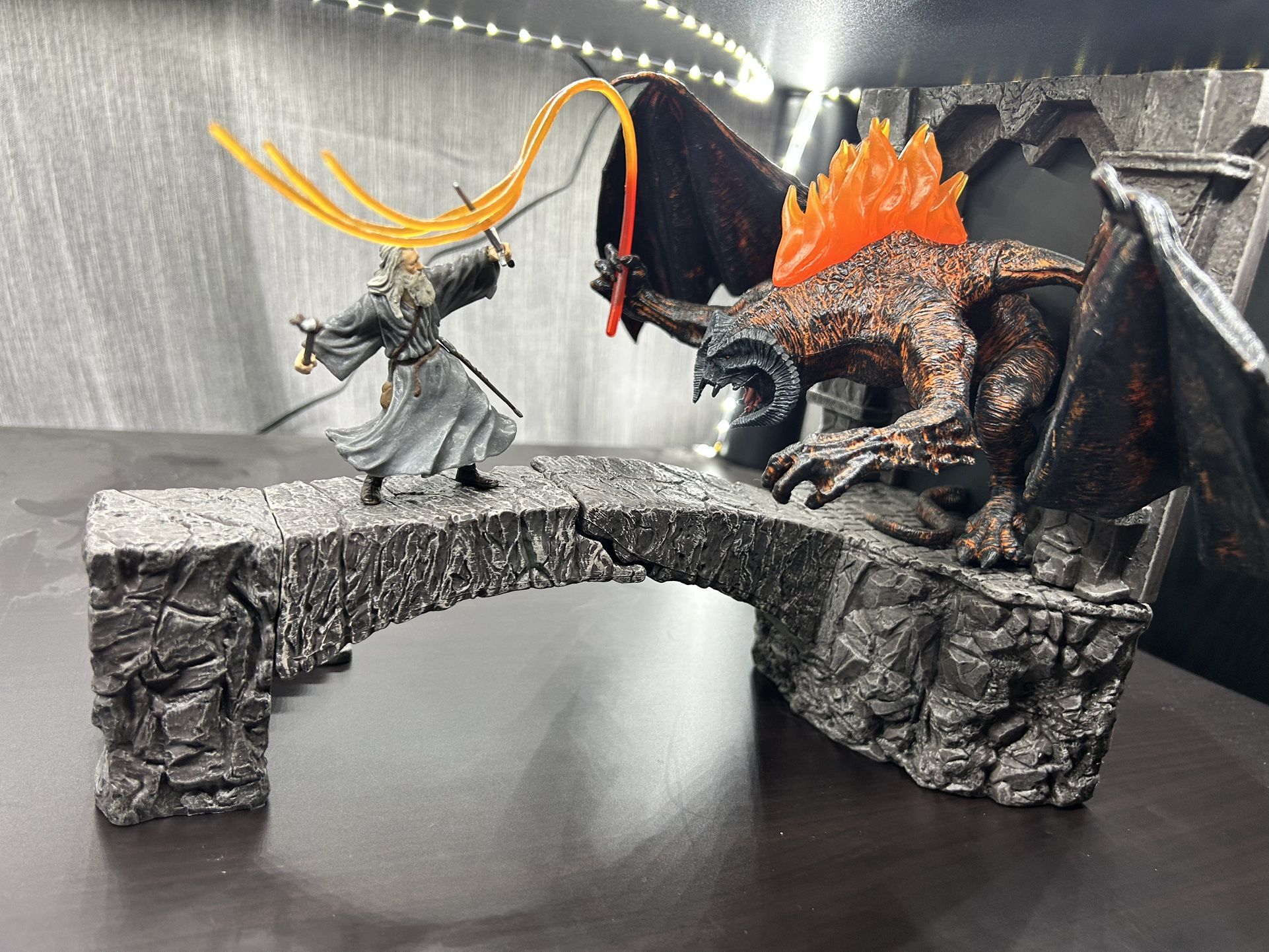 Lord of the Rings Armies of Middle-Earth Battle Scene Bridge at Khazad-dum