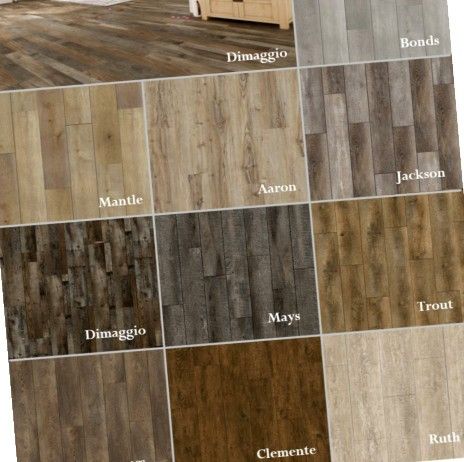 Waterproof click flooring w/ attached pad at /sq ft Home Run