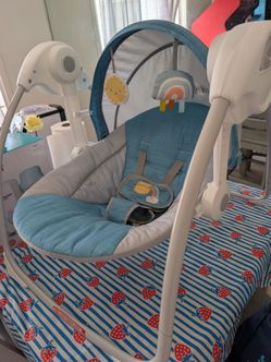 Ingenuity Sun Valley Canopy Portable Baby Swing