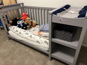 Baby Relax Crib & Changer Combo 2in1