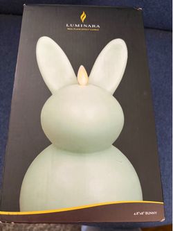 NEW Luminaria flameless candle bunny $10