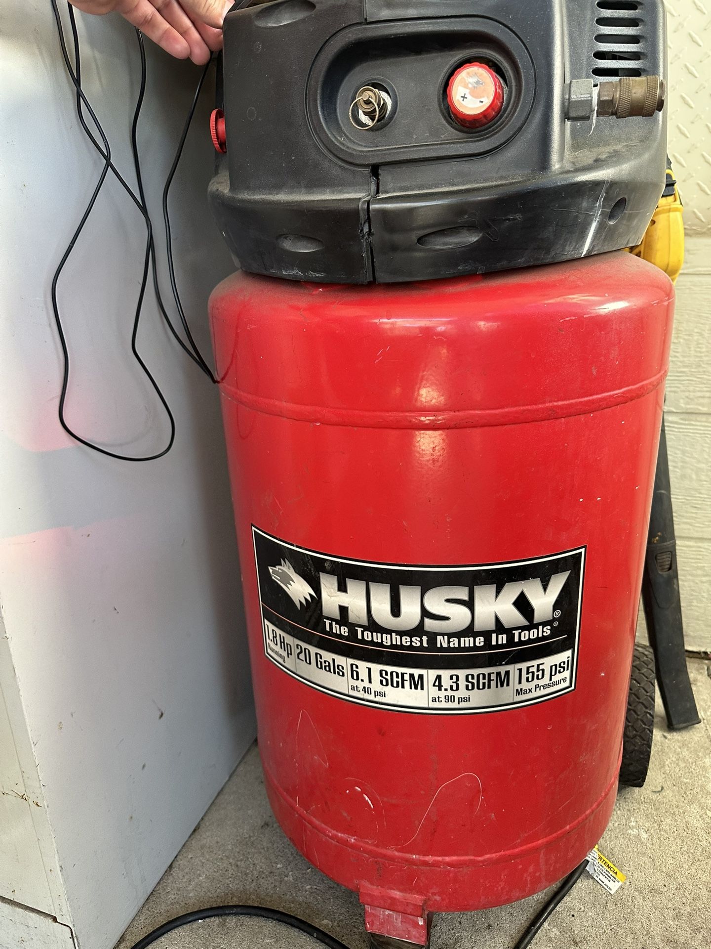 Husky Air Compressor 1.8HP 20 Gallon
