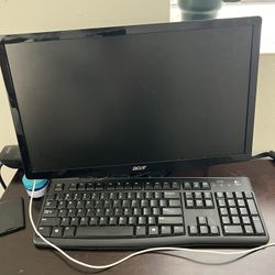 Monitor and Keyboard 