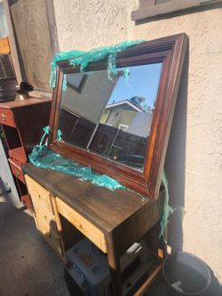 Mirror Wood Framed Wall Mirror