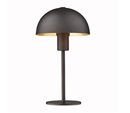 Industrial Nightstand Table Lamp Vintage Bedside Night Light Oil-Rubbed Bronze