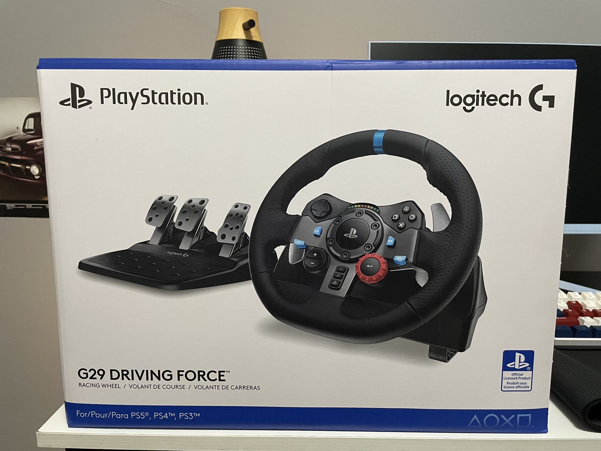 Logitech G29 (Mint Condition/ Barely Used) Wheel And Pedals