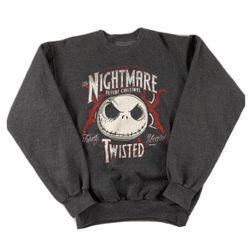 Nightmare Before Christmas Sweatshirt Mens Small