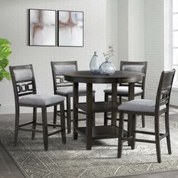 5 Piece Counter Height Dining Set 