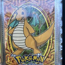 Dragonite Topps Pokemon Card Rare! Vintage Collectable 