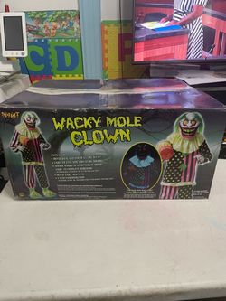 Halloween Wacky Mole Clown Animatronic