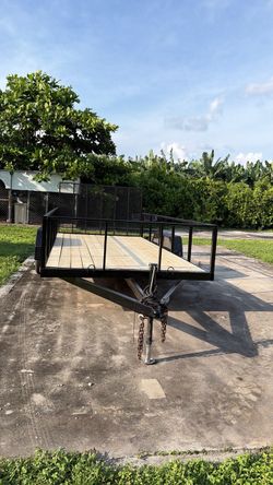Trailer 7 x 16 with 2 foot sides