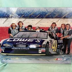 16 X 12 Lowe’s Nascar Tempered Glass Cutting Board/Trivet With Jimmie Johnson Signature
