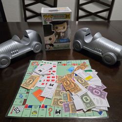 Monopoly theme party decor cake topper