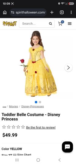 Disney princess belle halloween costume