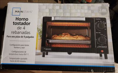 Mainstays 4-Slice Toaster Oven -Glendale 9 1203