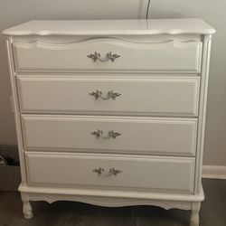 White Victorian Style Dresser