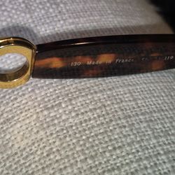 Rare Authentic Cartier 53mm Light Tortoise Gold Frames Sunglasses France