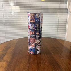 THE REAL DEAL Skinny Tumbler - (80's Movies) [20 oz] FEATURING ICONIC HIT MOVIES OF THE 80’s