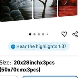 The Cloued Tree Wall Art Canvas 