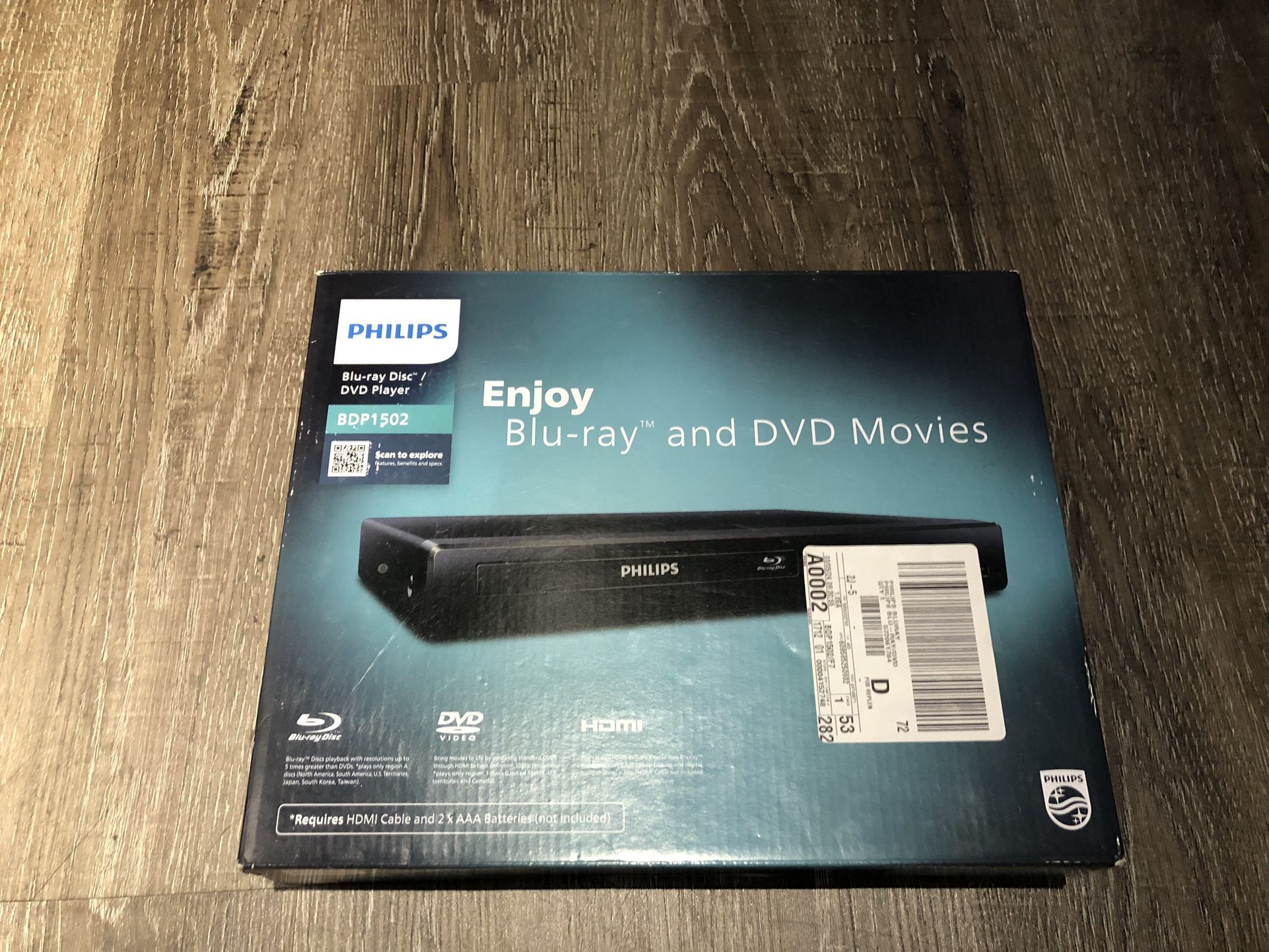 Phillips Blu-ray In Box