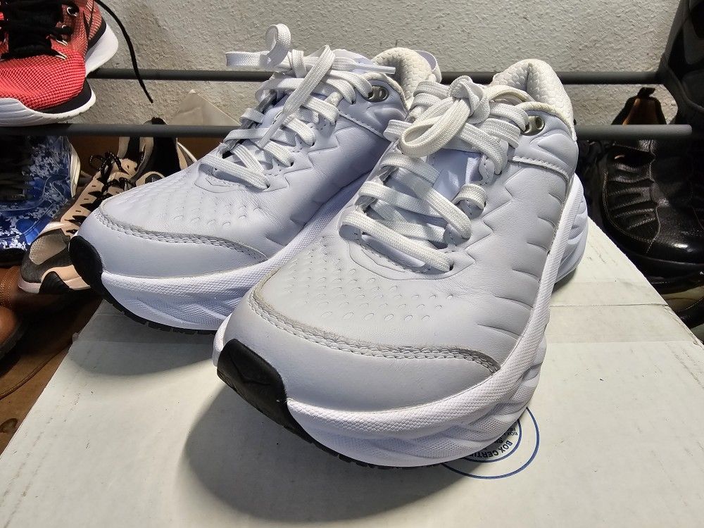 Hoka Bondi SR Walking Shoes in White Women's Size 5
