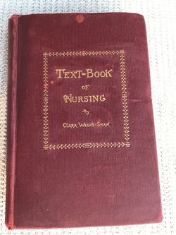 1905 textbook on nursing