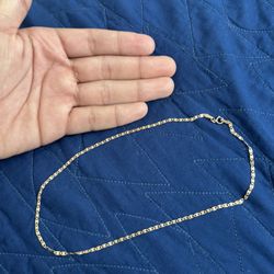 10K Solid Yellow Gold Chain