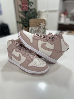 Nike Dunk High Pink Oxford Size 8w/6.5m $160