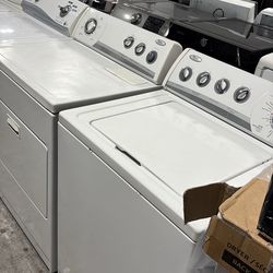 Whirlpool washer and gas dryer