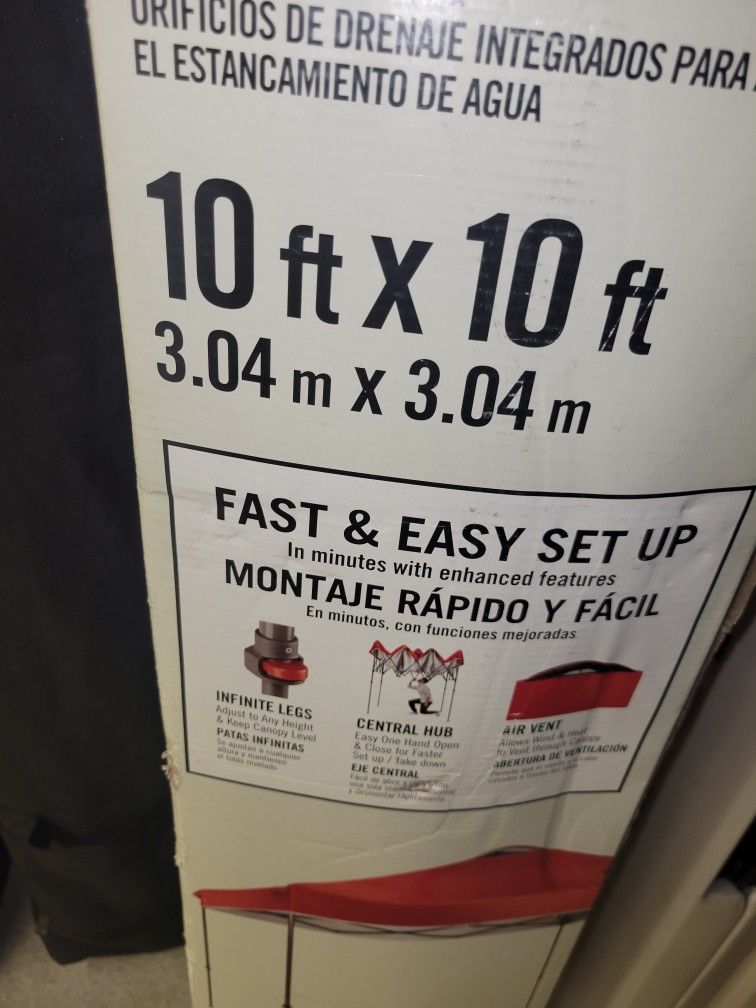 Everbilt 10 ft. x 10 ft. Instant Canopy-Pop