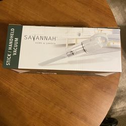 Stick or Handheld Vacuum new in box Savannah Home & Garden stick handheld vacuum