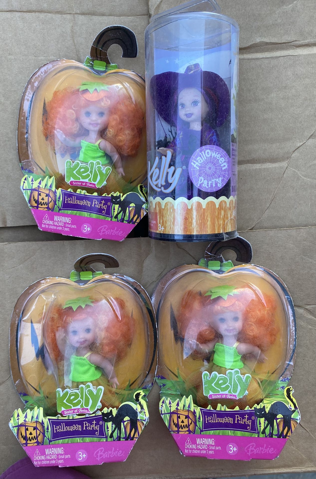New Barbie Halloween Kelly Dolls 2005 & 2006 $10 Each