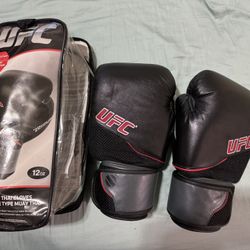UFC Muay Thai Gloves Size 12oz Competition Grade Gloves MMA