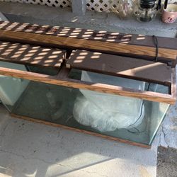 75 Gallon Fish Tank With Lid And Light 