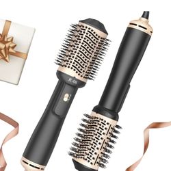 Hair Dryer Brush Blow Dryer Brush in One, 4 in 1 Hair Dryer and Styler Volumizer with Oval Barrel, Professional Salon Hot Air Brush for All Hair Types