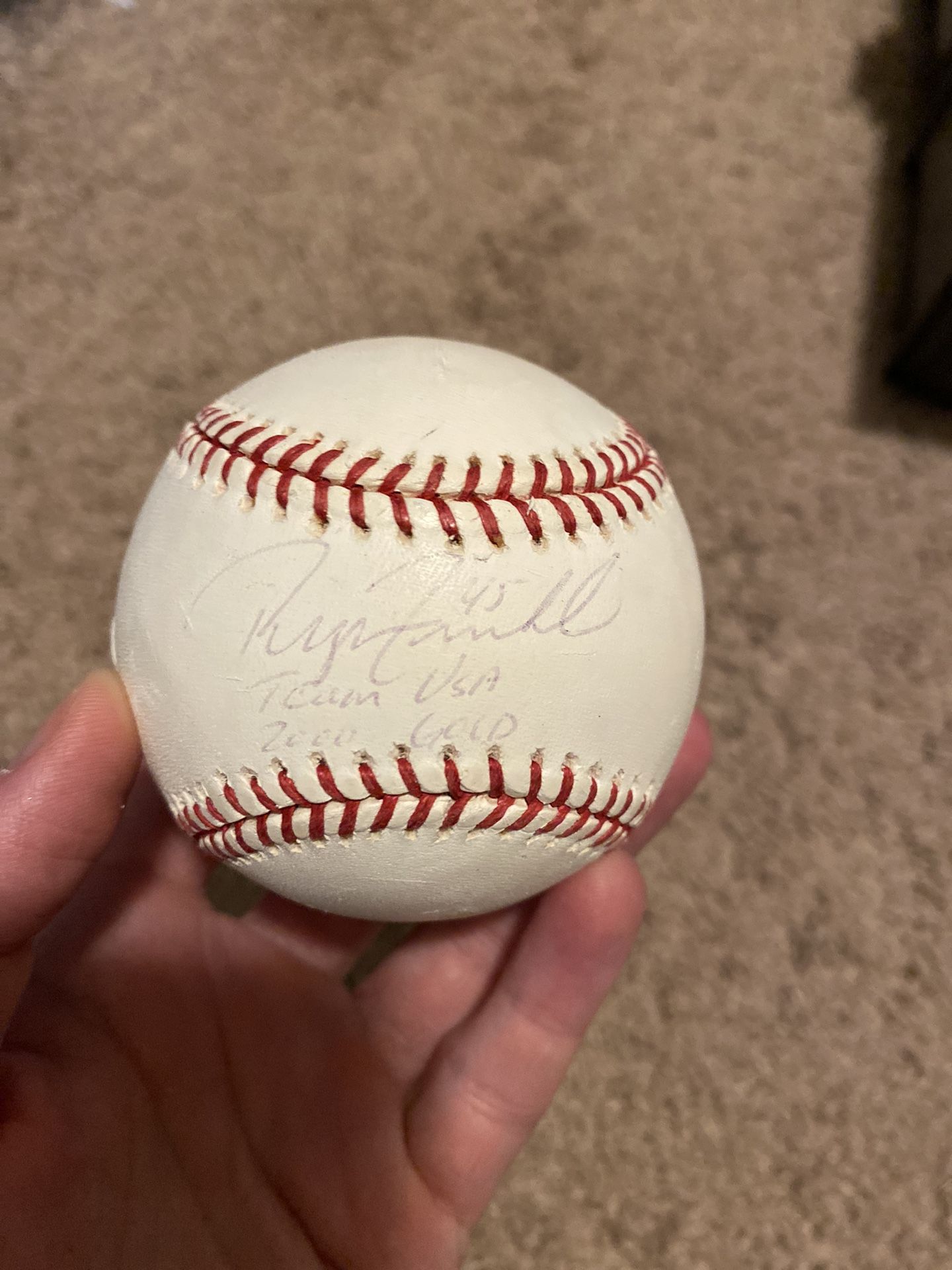 Seattle Mariner Ryan Franklin Autographed/ Signed Baseball