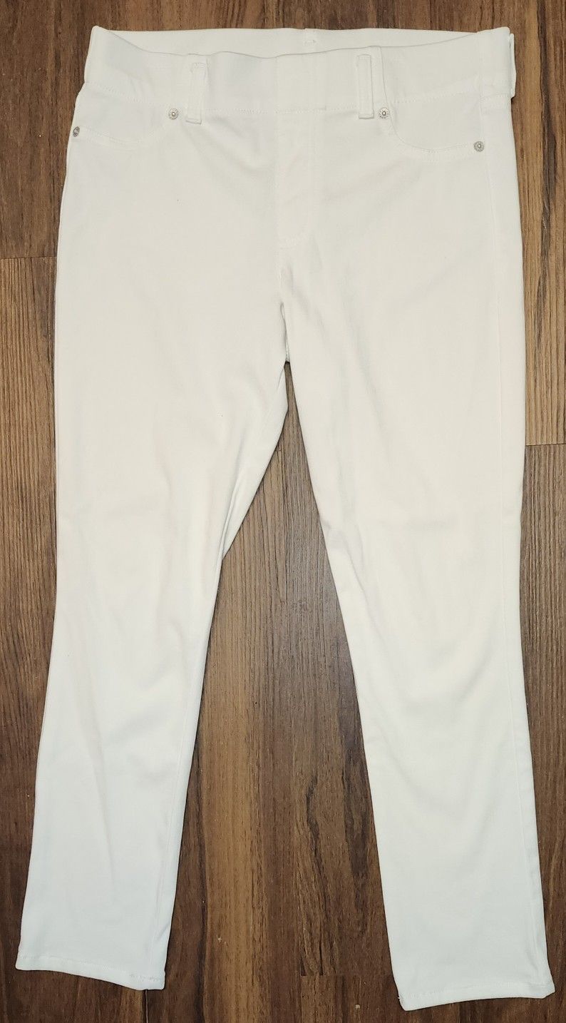 NWOT Womens Sz M Mixit White High Rise Jeggings in Perfect Condition