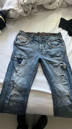 Rock Revival Distressed Jeans Size 34