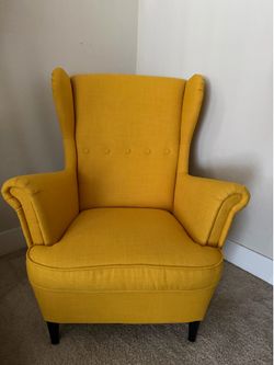 Yellow arm chair