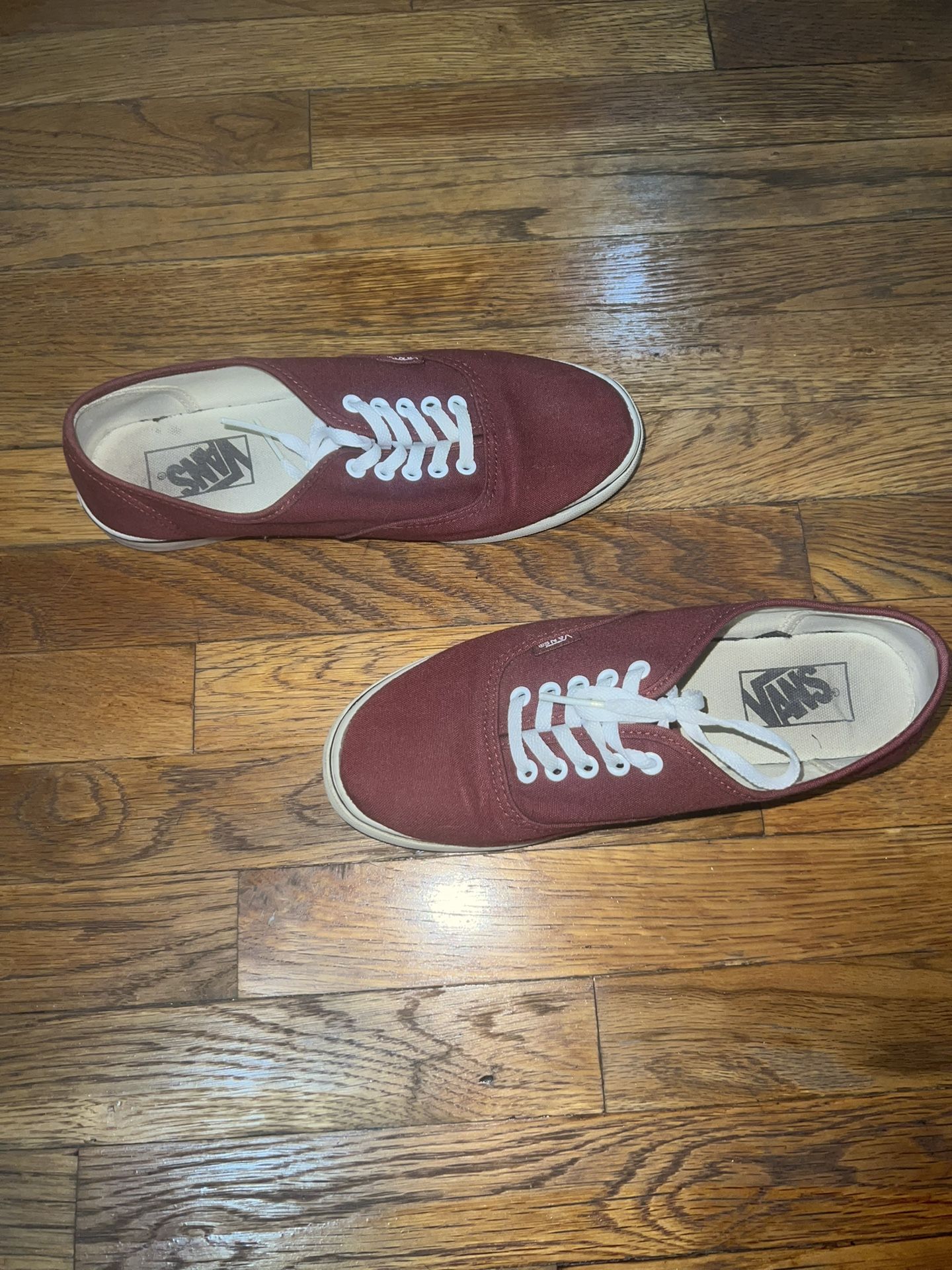 Burgundy Vans