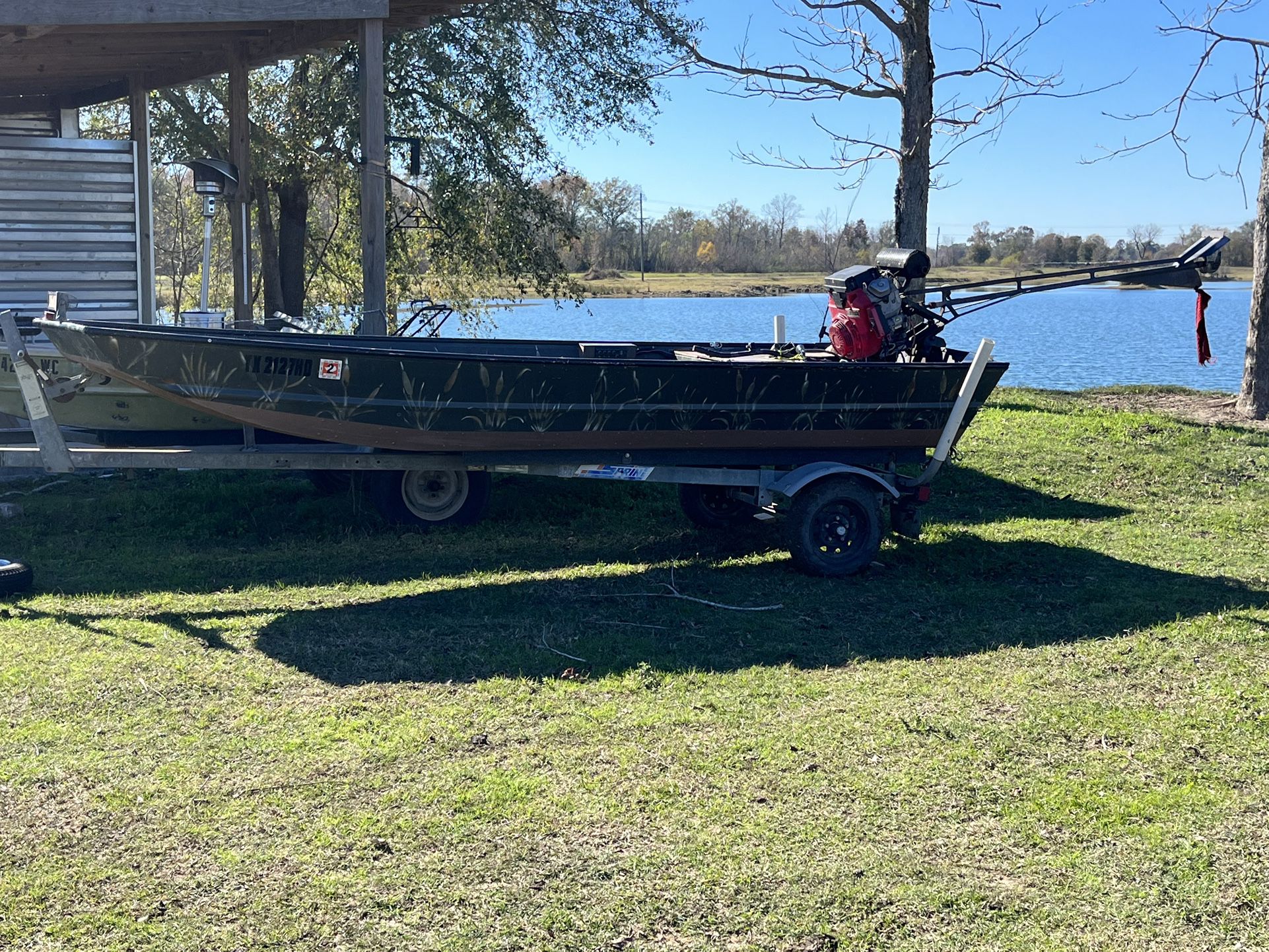 1448 Alweld Fishing/ Duck Boat