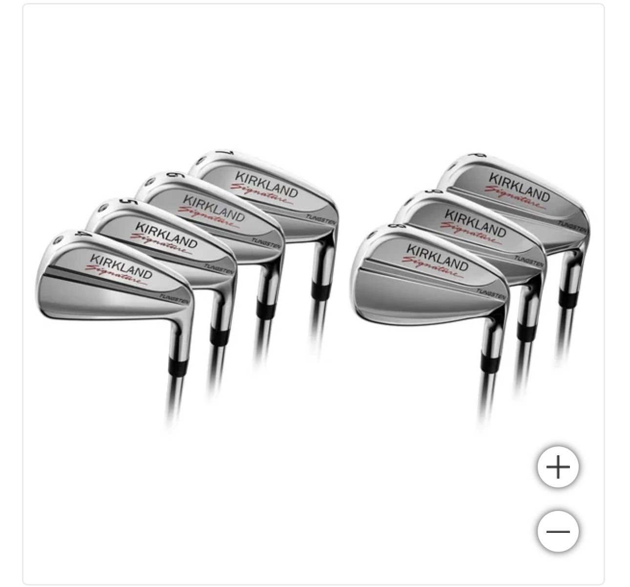 Kirkland Signature 7-piece Players Iron Set, Right Handed. Regular