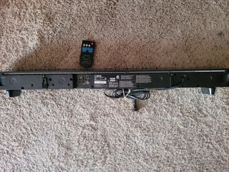 Yamaha sound bar with remote