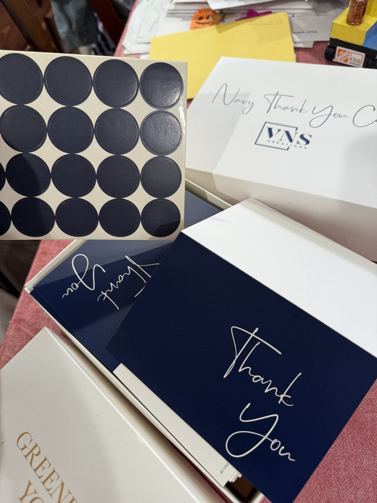 100 Thank You cards With stickers To Seal