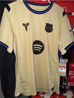 Nike Kobe Bryant FC Barcelona Soccer Jersey Stadium Away Size Large & Medium $70