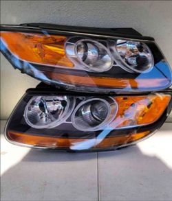 07-12 Hyundai Santa Fe Projector Headlights Luces Faros Micas Calaveras Focos