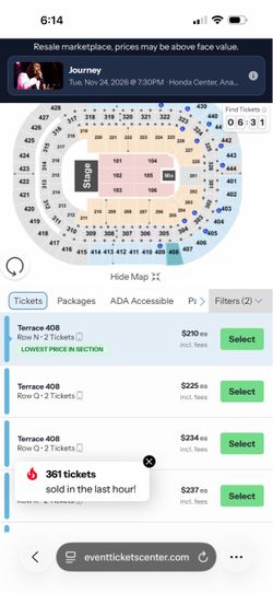 Journey tickets
