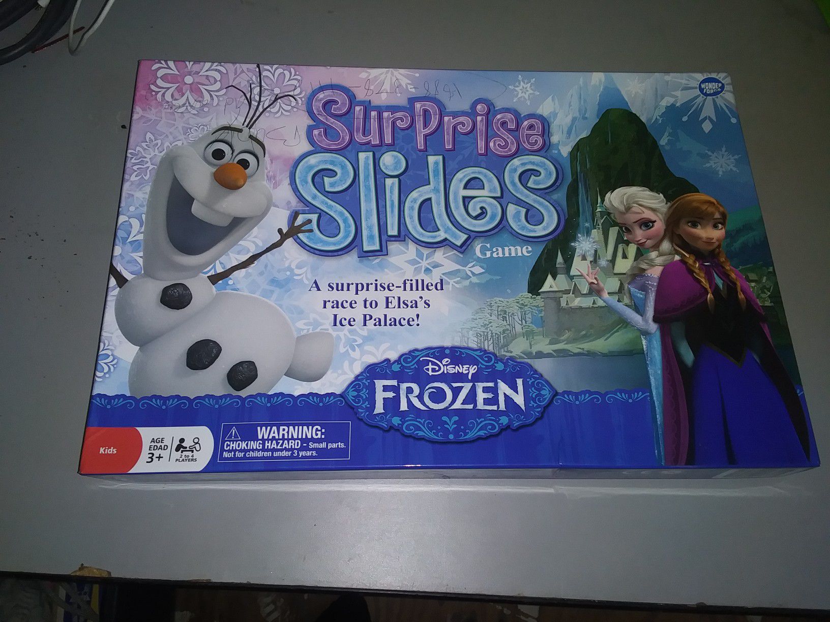 Frozen Surprise Slides Board game